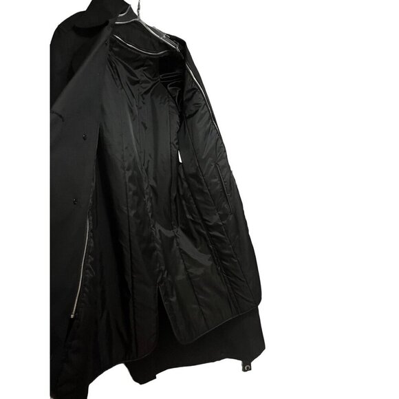 Garrison Collection DSCP Black Lined All Weather US Military Trench Coat Jacket - Picture 6 of 15